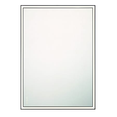 Eurofase Lighting Nixon 30" W x 42" H Modern Rectangular AluminumBathroom Wall Mirror with LED Lighting Black