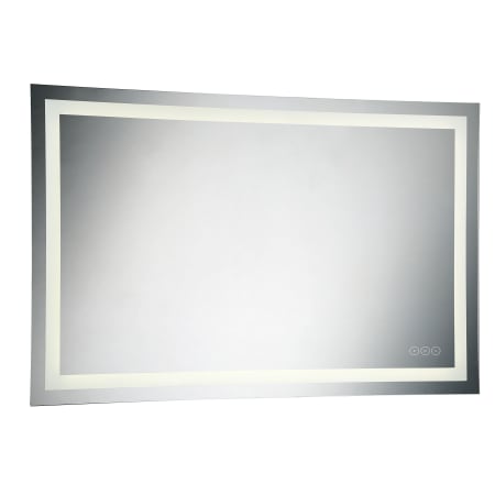 Eurofase Lighting Aspen 55" W x 35-1/2" H Modern Rectangular Bathroom Wall Mirror with LED Lighting Mirrored