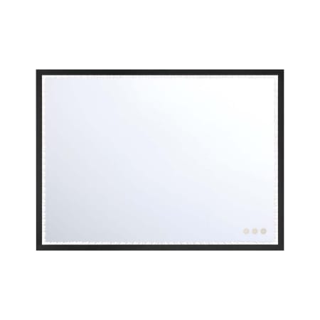 Eurofase Lighting Cerissa 22" W x 30" H Modern Rectangular Bathroom Wall Mirror with LED Lighting Black