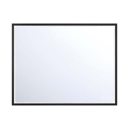 Eurofase Lighting Cerissa 28" W x 36" H Modern Rectangular Bathroom Wall Mirror with LED Lighting Black