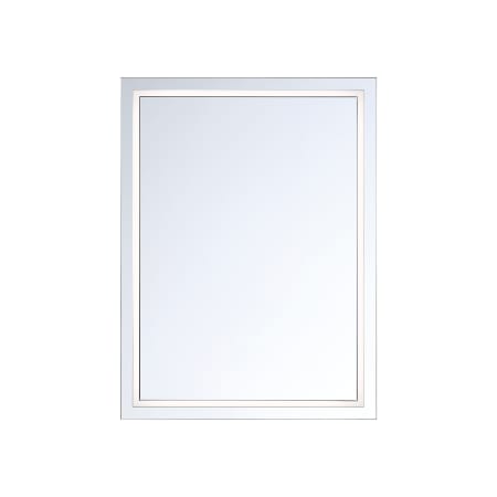Eurofase Lighting Eris 24" W x 32" H Modern Rectangular Bathroom Wall Mirror with LED Lighting Mirrored
