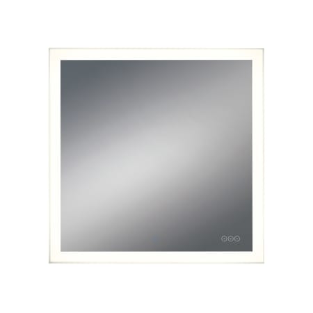Eurofase Lighting Odessa 32" W x 32" H Modern Square Bathroom Wall Mirror with LED Lighting Mirrored