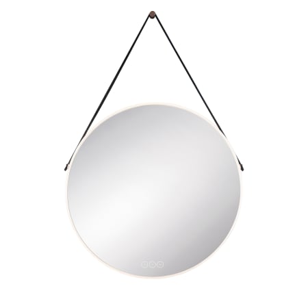 Eurofase Lighting Salerno 24" Diameter Modern Circular Bathroom Wall Mirror with LED Lighting Mirrored
