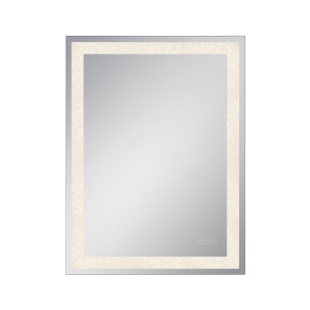 Eurofase Lighting Silvana 23-1/2" W x 31-1/2" H Modern Rectangular Bathroom Wall Mirror with LED Lighting Mirrored
