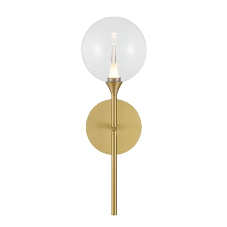 Eurofase Lighting Iissa 19" Tall Wall Sconce Gold