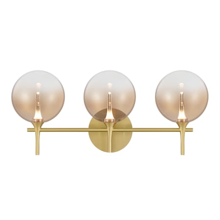 Eurofase Lighting Iissa 3 Light 24" Wide Vanity Light Gold