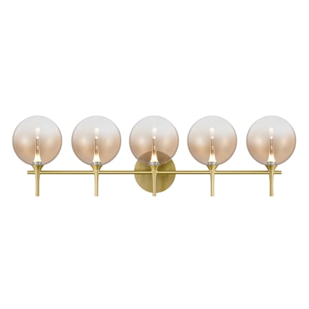 Eurofase Lighting Iissa 5 Light 36" Wide Vanity Light Gold