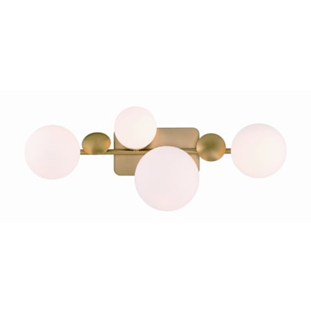 Eurofase Lighting Vine 4 Light 28" Wide Vanity Light Gold