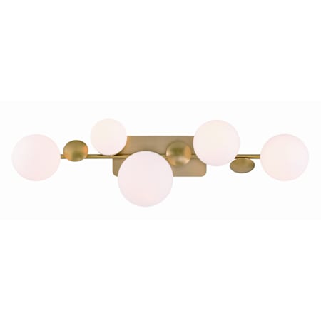 Eurofase Lighting Vine 5 Light 36" Wide Vanity Light Gold