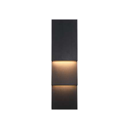 Eurofase Lighting Nanton 19" Tall Wall Sconce Sand Black