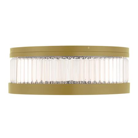 Eurofase Lighting Empra 24" Wide LED Flush Mount Ceiling Fixture Gold
