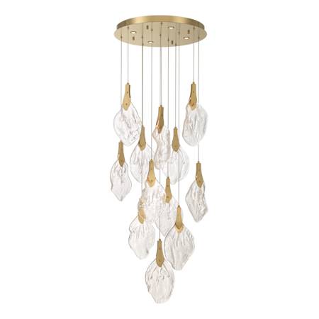 Eurofase Lighting Jateo 16 Light 24" Wide LED Waterfall Chandelier Gold