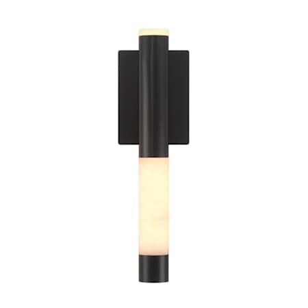 Eurofase Lighting Ronda 17" Tall LED Outdoor Wall Sconce Matte Black