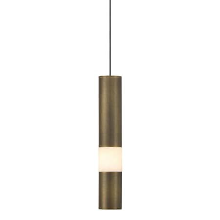 Eurofase Lighting Ronda 2" Wide LED Mini Pendant Weathered Brass