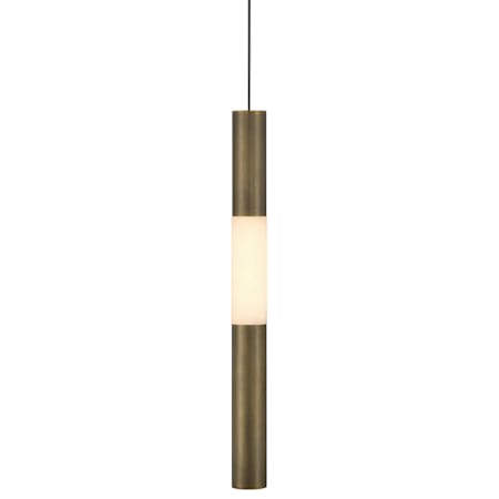 Eurofase Lighting Ronda 2" Wide LED Mini Pendant Weathered Brass