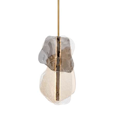 Eurofase Lighting Grotto 8" Wide LED Mini Pendant Antique Brass
