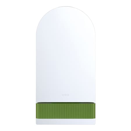 Eurofase Lighting Erabel 24"W x 48"H Arched Flat Frameless Wall Mounted Bathroom Mirror with Lighting Tendril Green