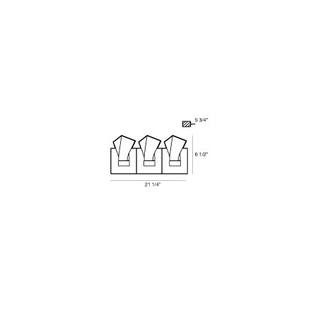 Eurofase Lighting-BR-3TWI-BR-3TWI Line Drawing 2