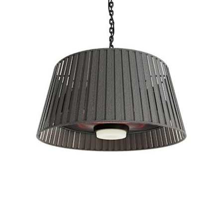 Eurofase Lighting Vellura 22" Wide Outdoor Integrated Heater 3000K LED Pendant Black