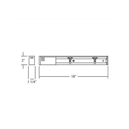 Eurofase Lighting-UC-2BLV-UC-2BLV Line Drawing 2