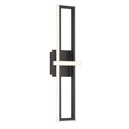 Eurofase Lighting Bordo 24" Integrated LED Outdoor Wall Sconce Black