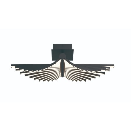Eurofase Lighting Seraph 25" Wide 3000K LED Flush Mount Ceiling Fixture Black