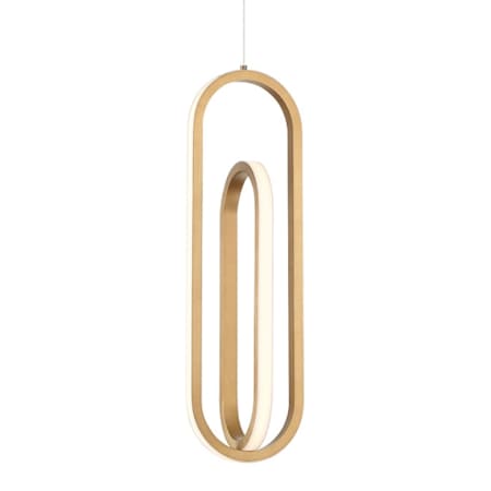 Eurofase Lighting Demark 2 Light 7" Wide LED Mini Pendant Satin Gold