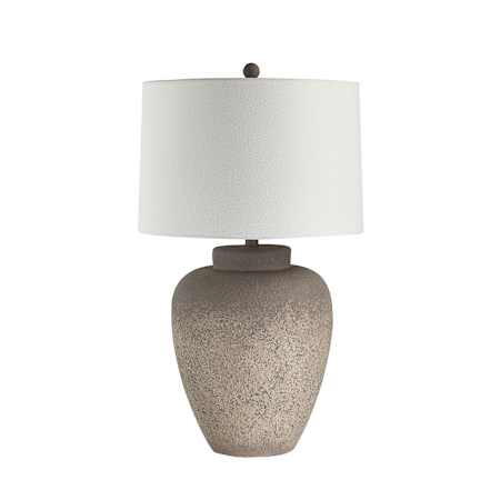 Everren Lattuga 29" Tall Vase Table Lamp Textured Beige