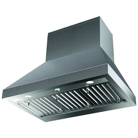 Faber Camino Pro Series 600 - 1,200 CFM 36 Inch Wide Wall Mounted Range Hood with Rainbow Controls and Self Start Heat Sensor Stainless Steel