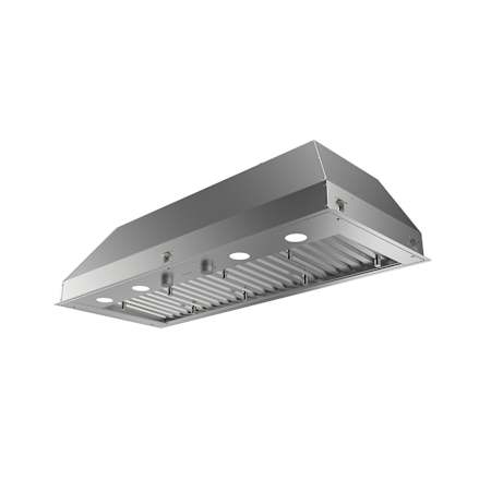 Faber Inca Pro Plus Series 1,200 CFM 48 Inch Wide Range Hood Insert with Internal Blower Stainless Steel