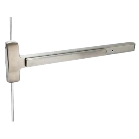 Falcon F-25-V Series Fire Rated Surface Vertical Rod Exit Device for 3 Foot Wide Doors Satin Stainless Steel
