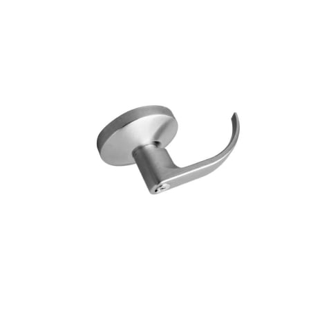 Falcon B Series Single Cylinder Keyed Entry Grade 2 Entry Quantum Door Lever Set Satin Chrome