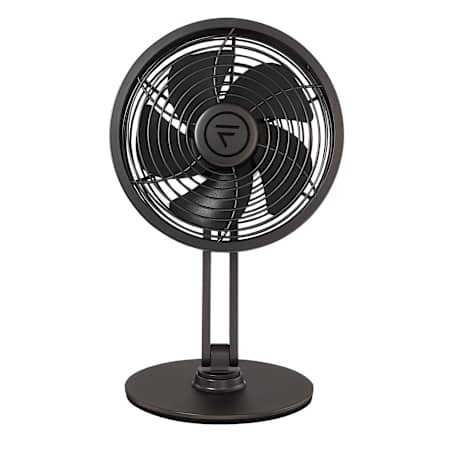 Fanimation Flex 5" Wide 3-Speed Table Fan Gun Metal