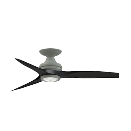 Fanimation Spitfire 48" 3 Blade Indoor LED Ceiling Fan with Remote Control Antique Graphite / Black