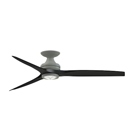 Fanimation Spitfire 60" 3 Blade Indoor LED Ceiling Fan with Remote Control Antique Graphite / Black