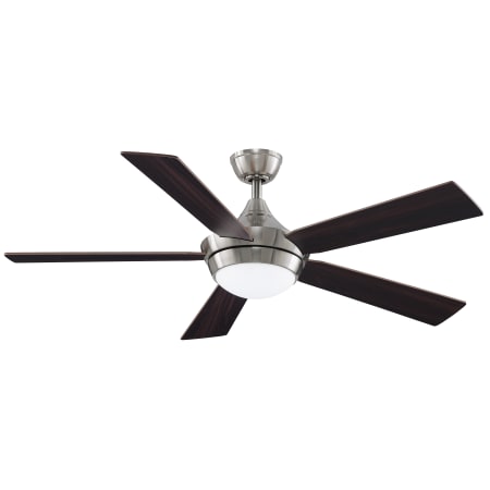 Fanimation Celano V2 52" 5 Blade Indoor Ceiling Fan - Remote Control and LED Light Kit Included Brushed Nickel