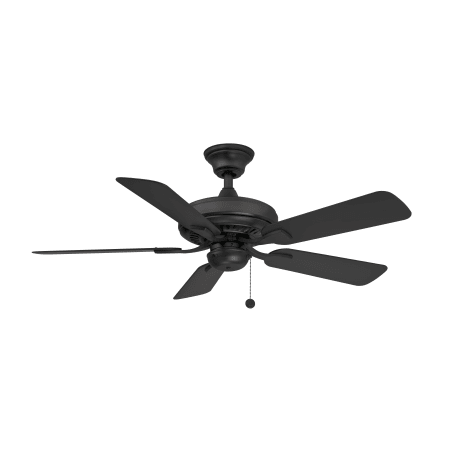 Fanimation Edgewood 44 44" 5 Blade Indoor / Outdoor Smart Ceiling Fan - Wet Rated Black