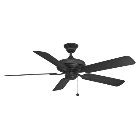 Fanimation Edgewood 52 52" 5 Blade Indoor / Outdoor Smart Ceiling Fan - Wet Rated Black