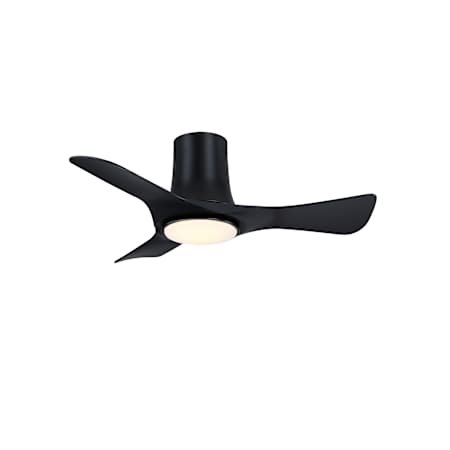 Fanimation Corke 36" 3 Blade Indoor Smart LED Ceiling Fan with Remote Control Black / Black