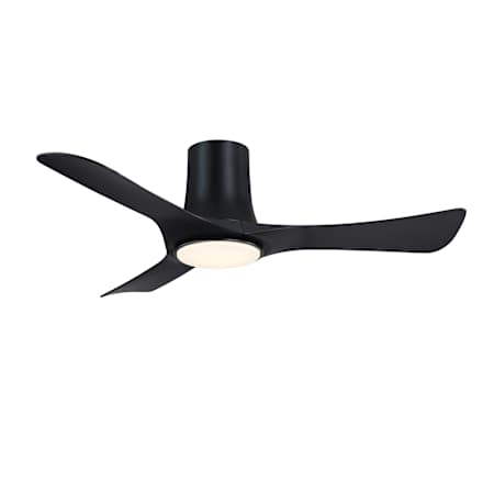 Fanimation Corke 44" 3 Blade Indoor Smart LED Ceiling Fan with Remote Control Black / Black