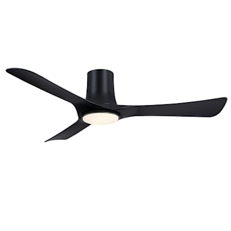 Fanimation Corke 52" 3 Blade Indoor Smart LED Ceiling Fan with Remote Control Black / Black