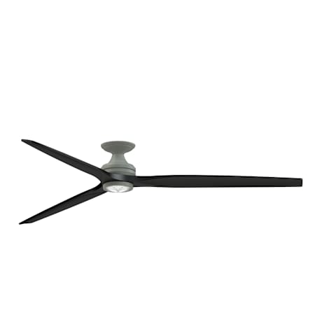 Fanimation Spitfire 84" 3 Blade Indoor Smart LED Ceiling Fan with Remote Control Antique Graphite / Black