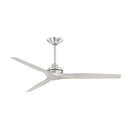 Fanimation Spitfire DC 64" 3 Blade Indoor / Outdoor Smart Hanging Ceiling Fan Brushed Nickel
