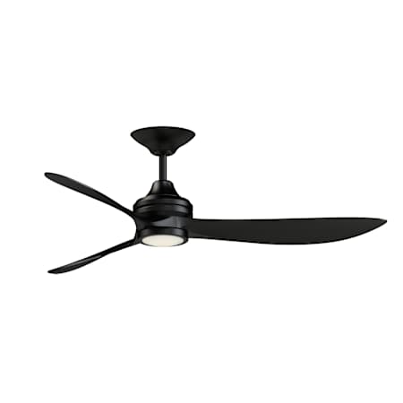 Fanimation Aviara 60" 3 Blade Indoor / Outdoor Smart LED Ceiling Fan Black