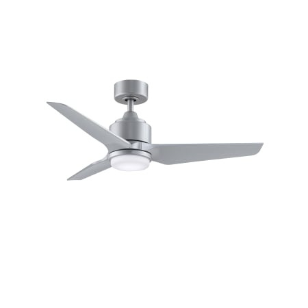 Fanimation TriAire Custom 44" 3 Blade Indoor / Outdoor LED Ceiling Fan with Remote Control Silver