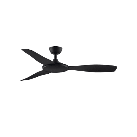 Fanimation GlideAire 52" 3 Blade Indoor / Outdoor DC Motor Ceiling Fan - Remote Control Included Black