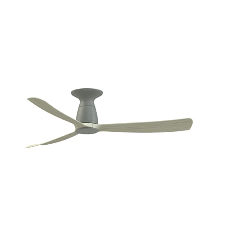Fanimation Kute 52" 3 Blade Indoor Smart Ceiling Fan with Remote Control Antique Graphite / Light Oak