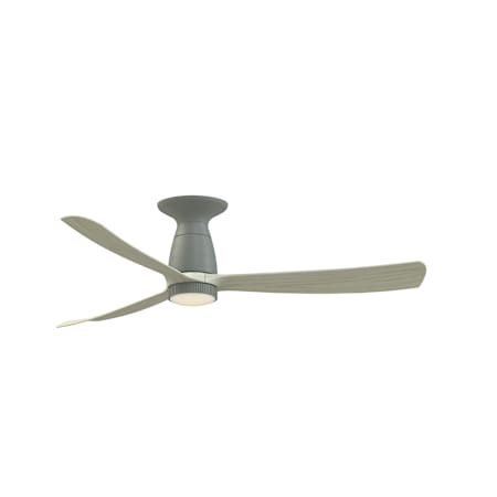 Fanimation Kute 52" 3 Blade Indoor Smart LED Ceiling Fan with Remote Control Antique Graphite / Light Oak