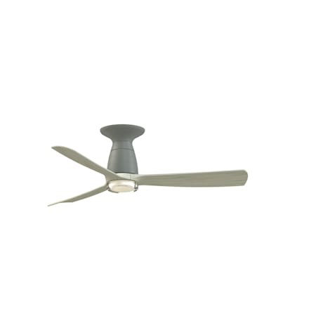 Fanimation Kute 44" 3 Blade Indoor Smart LED Ceiling Fan with Remote Control Antique Graphite / Light Oak