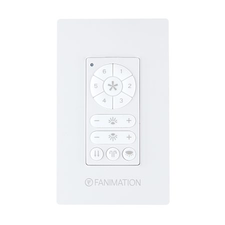 Fanimation 6 Speed Wall Control with Dimmer White